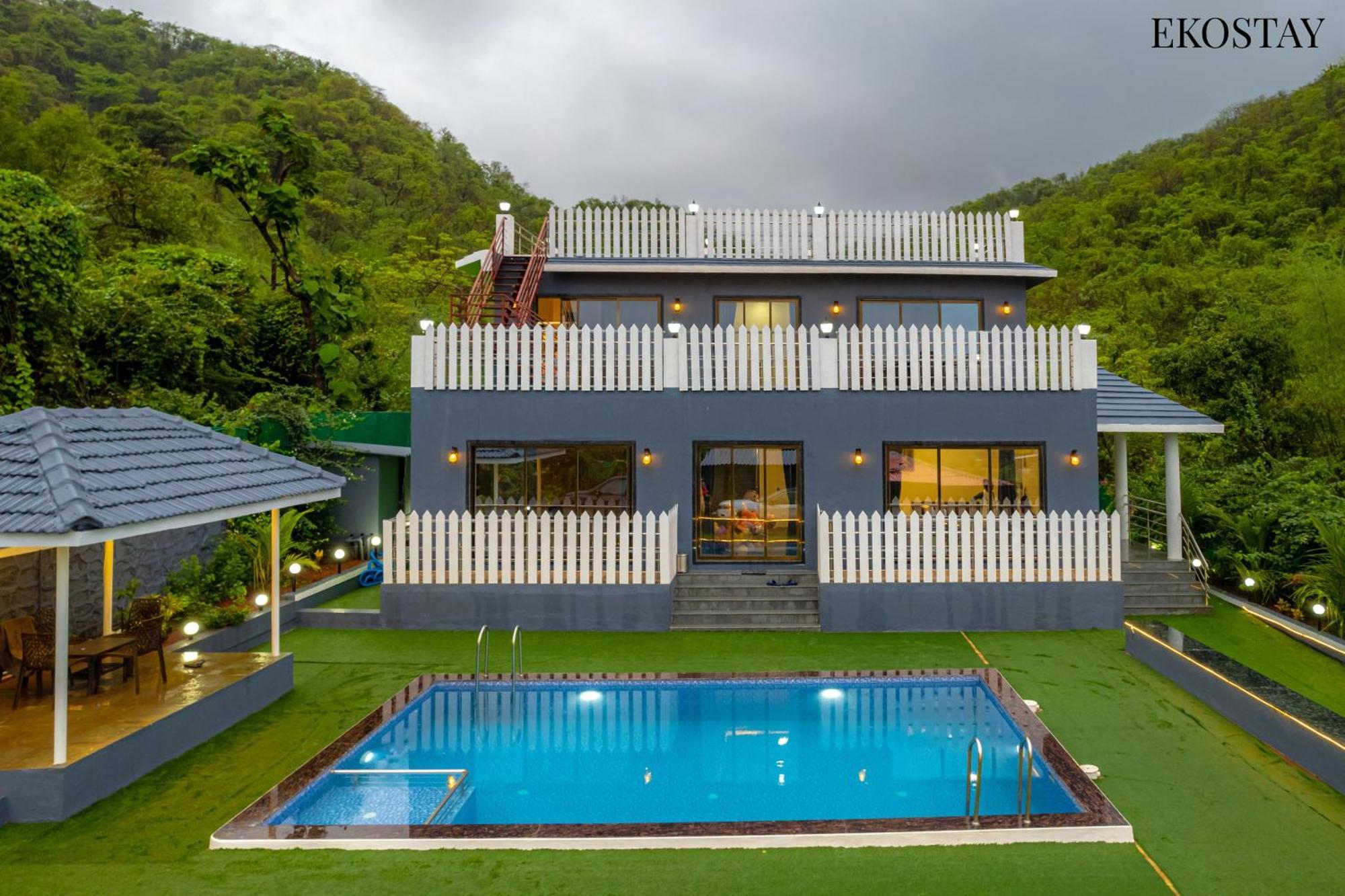 Ekostay - Serene Villa Алібаґ Екстер'єр фото
