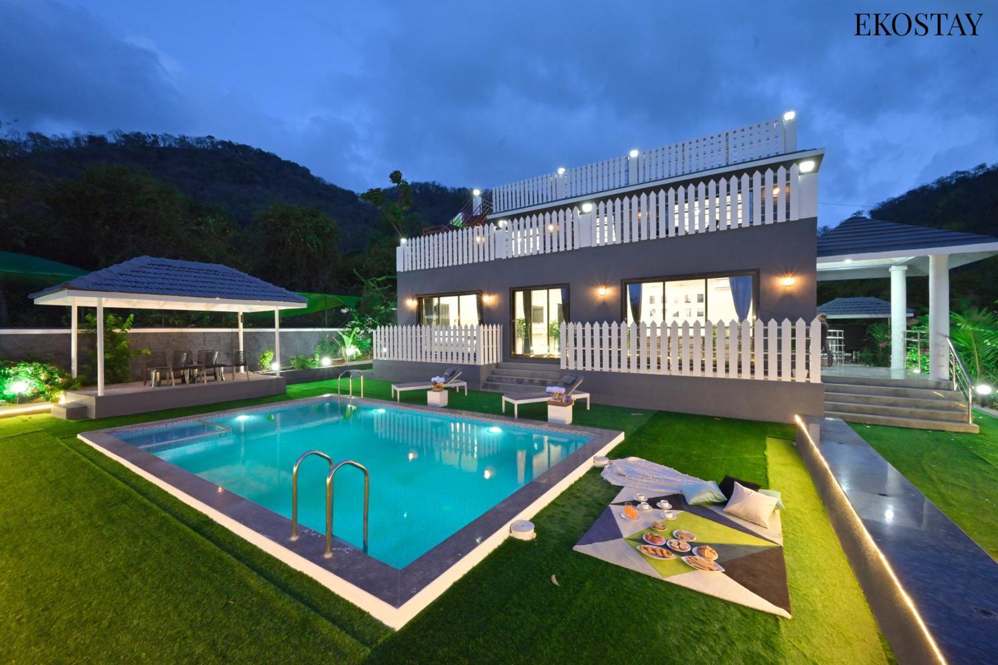 Ekostay - Serene Villa Алібаґ Екстер'єр фото