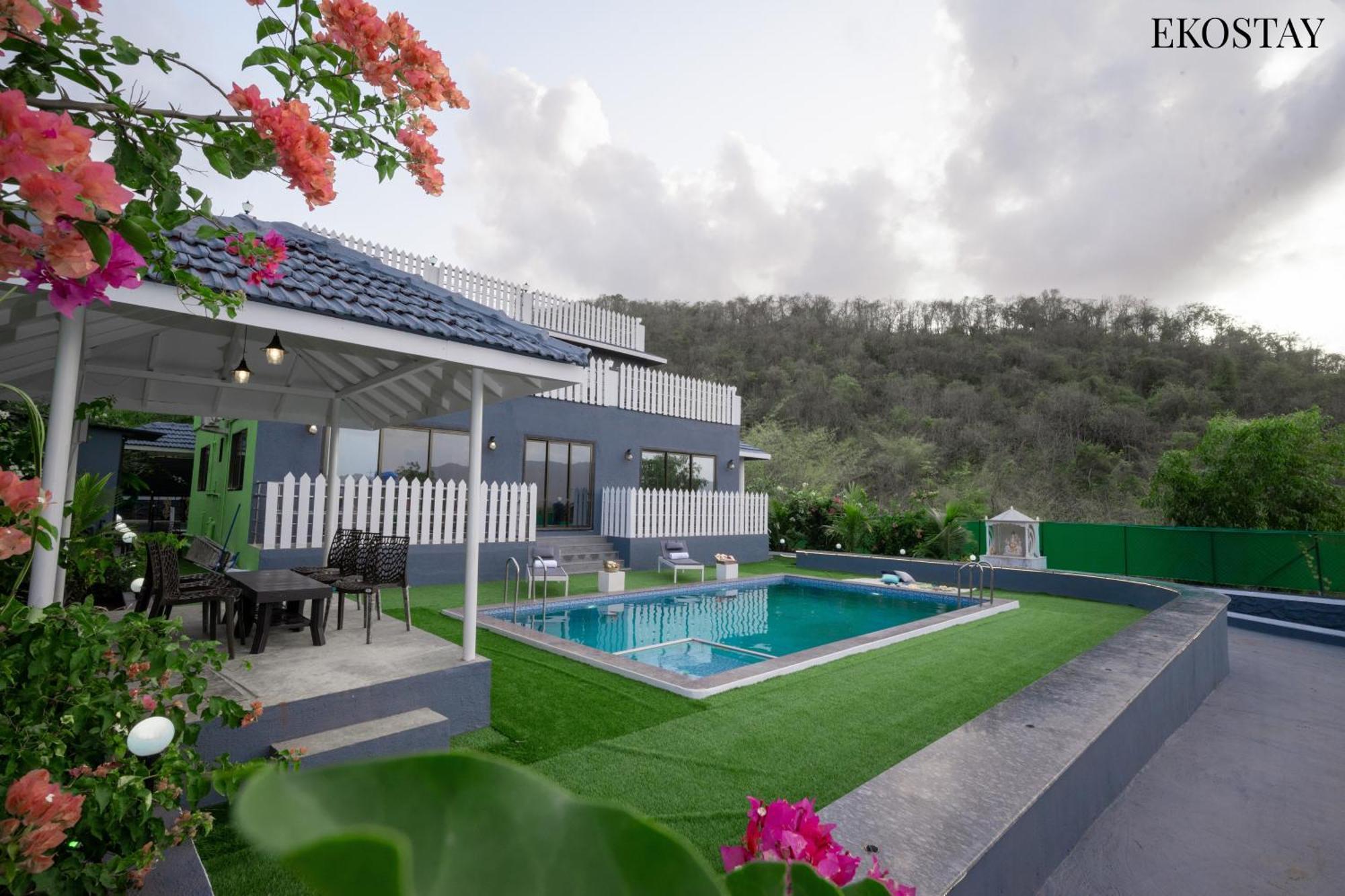 Ekostay - Serene Villa Алібаґ Екстер'єр фото