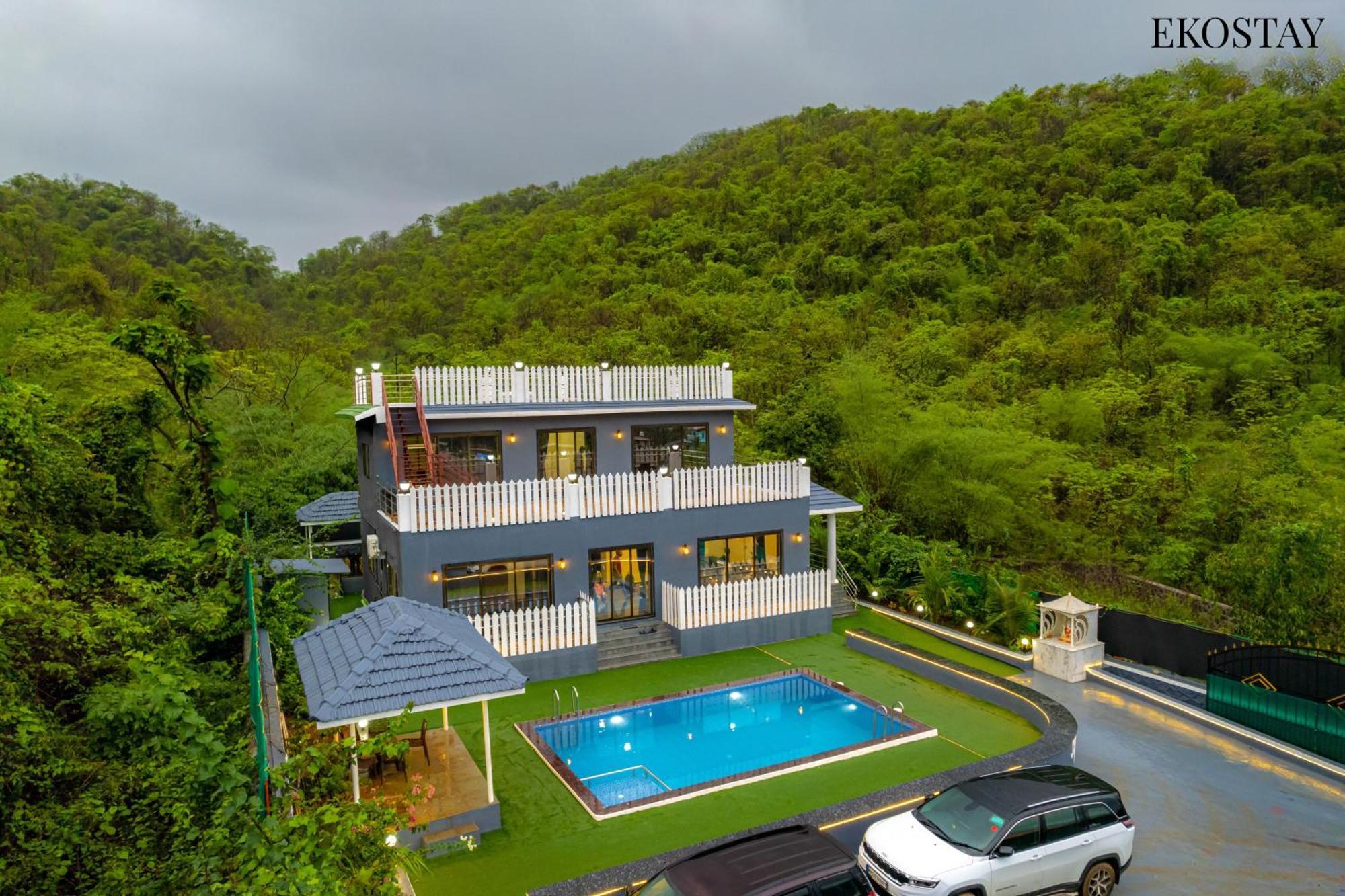 Ekostay - Serene Villa Алібаґ Екстер'єр фото